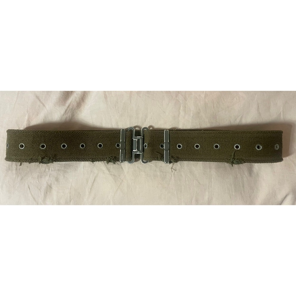 Hugo Boss Belt Sz 32 / 85 Military Green Pistol 20000‎ 91541